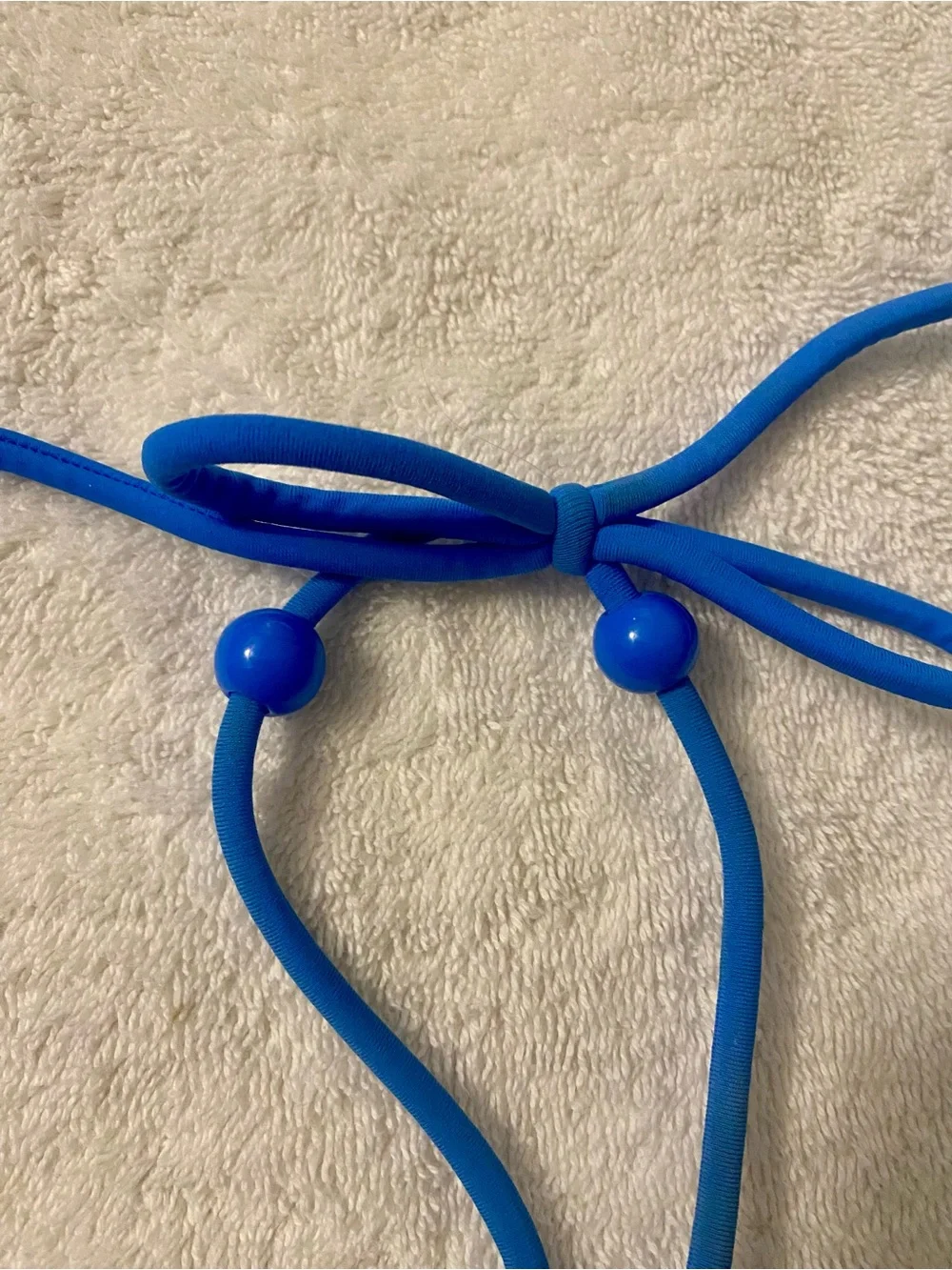 OP Blue Triangle String Bikini Set. - Picture 3 of 9